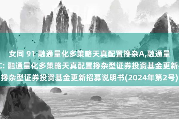 女同 91 融通量化多策略天真配置搀杂A,融通量化多策略天真配置搀杂C: 融通量化多策略天真配置搀杂型证券投资基金更新招募说明书(2024年第2号)