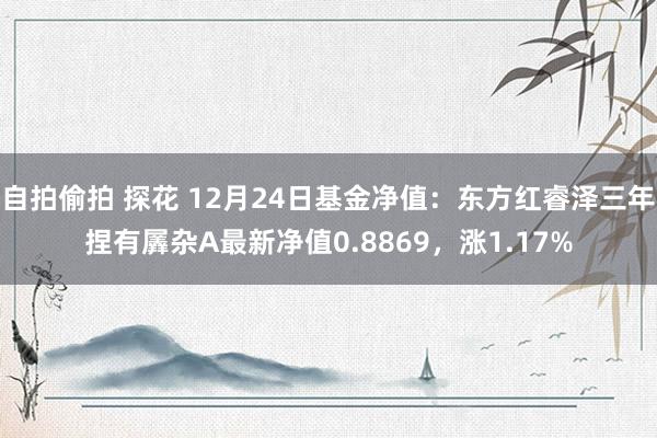 自拍偷拍 探花 12月24日基金净值：东方红睿泽三年捏有羼杂A最新净值0.8869，涨1.17%