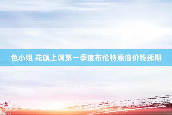 色小姐 花旗上调第一季度布伦特原油价钱预期