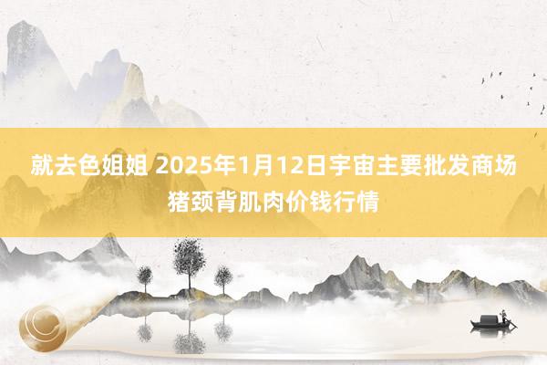 就去色姐姐 2025年1月12日宇宙主要批发商场猪颈背肌肉价钱行情