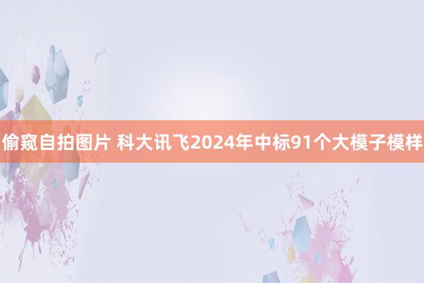偷窥自拍图片 科大讯飞2024年中标91个大模子模样