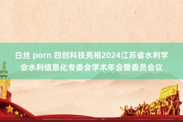 白丝 porn 四创科技亮相2024江苏省水利学会水利信息化专委会学术年会暨委员会议