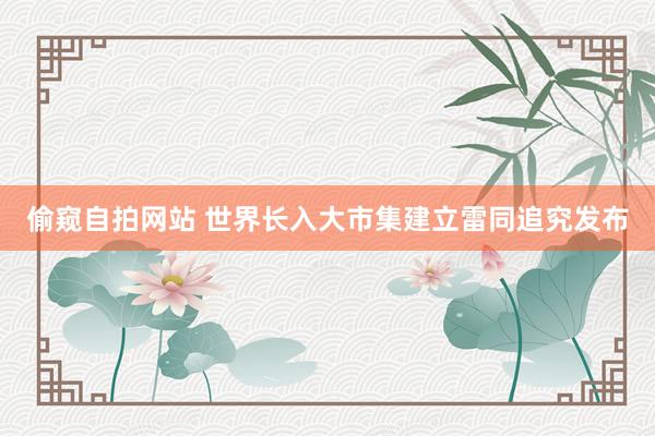 偷窥自拍网站 世界长入大市集建立雷同追究发布