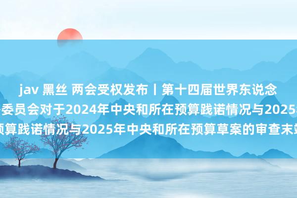 jav 黑丝 两会受权发布丨第十四届世界东说念主民代表大会财政经济委员会对于2024年中央和所在预算践诺情况与2025年中央和所在预算草案的审查末端叙述
