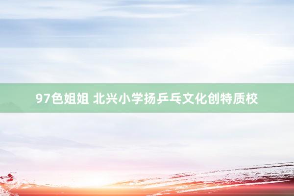 97色姐姐 北兴小学扬乒乓文化创特质校