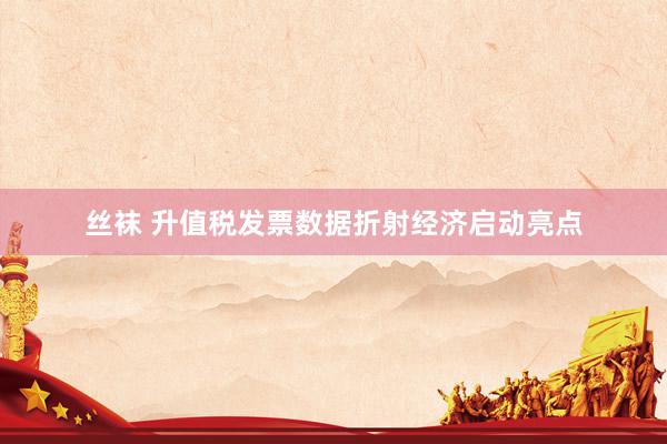 丝袜 升值税发票数据折射经济启动亮点